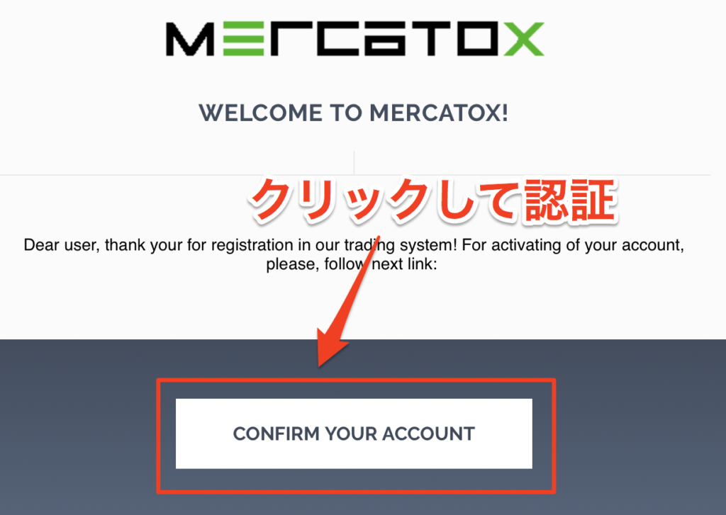 MERCATOX(メルカトックス)で口座開設ステップ3