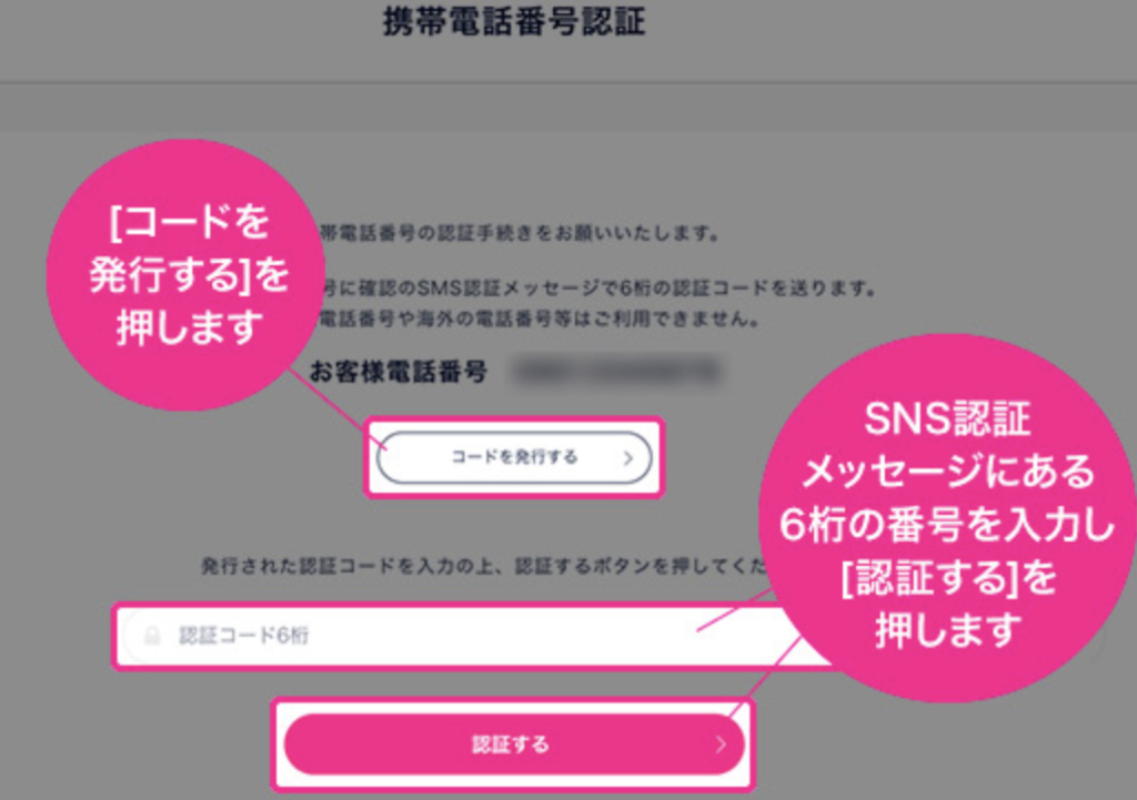 DMMビットコインで口座開設~携帯電話認証~