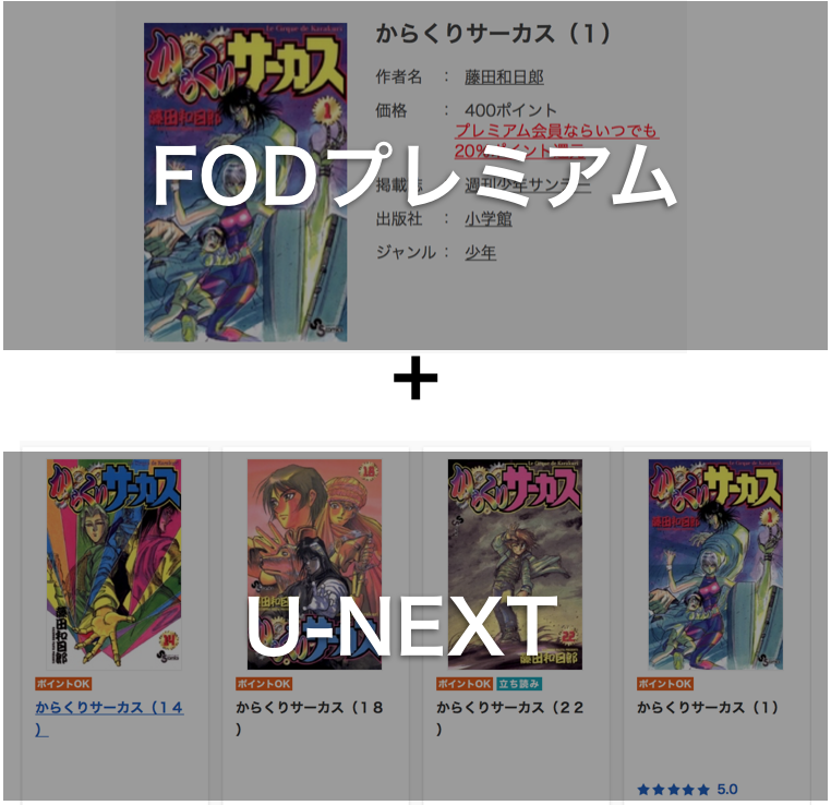 FODプレミアムとU-NEXTを活用すればからくりサーカスを無料で読める